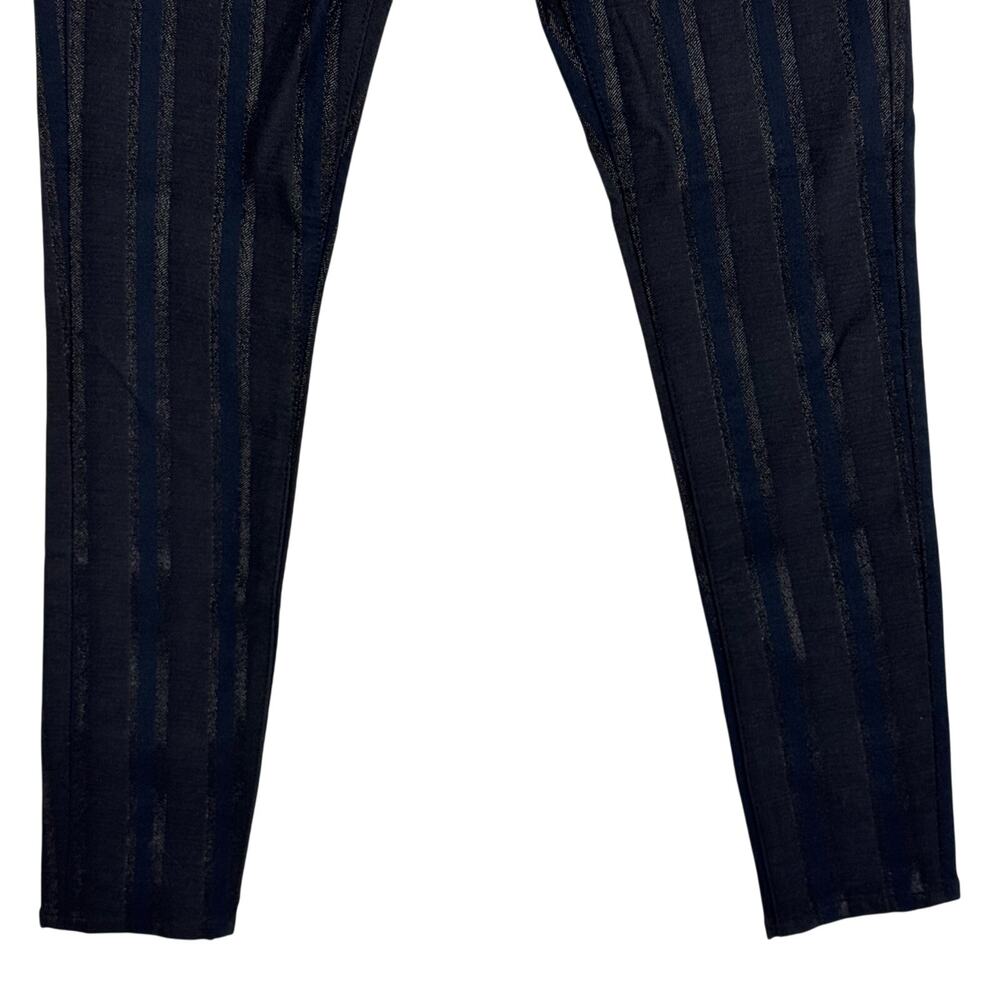ADRIANO GOLDSCHMIED FARRAH HIGH RISE SKINNY ANKLE JEANS METALLIC STRIPE‎ SIZE 24 - Picture 7 of 15